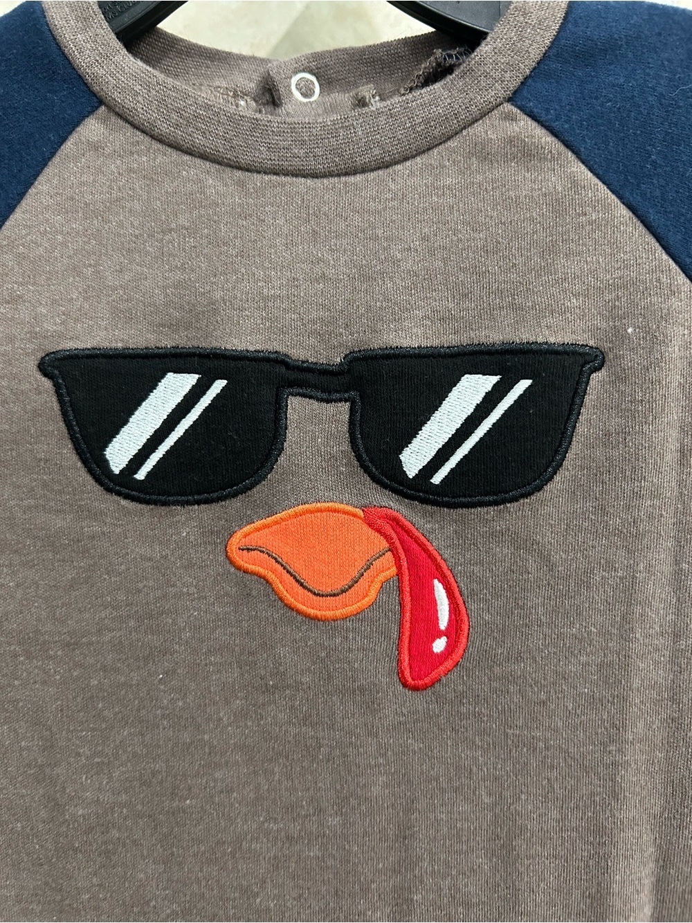 Way to Celebrate Turkey Romper Thanksgiving - Picture 2 of 5